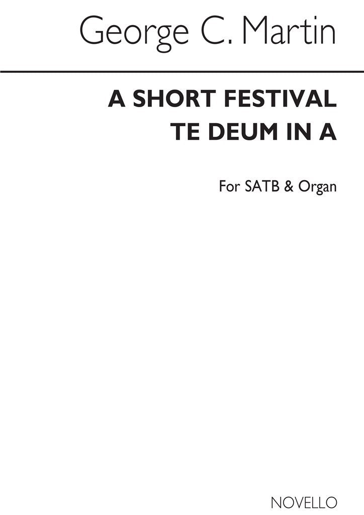 Short Festival Te Deum In A