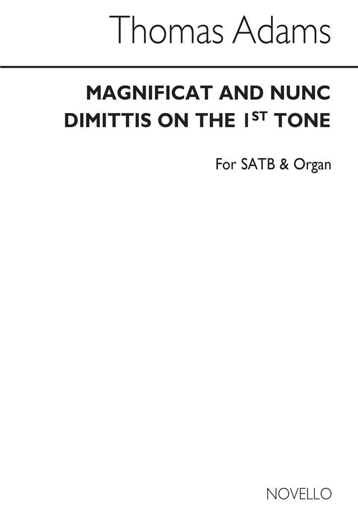 Magnificat and Nunc Dimittis on the 1st tone