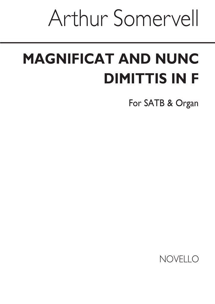 Magnificat and Nunc Dimittis In F