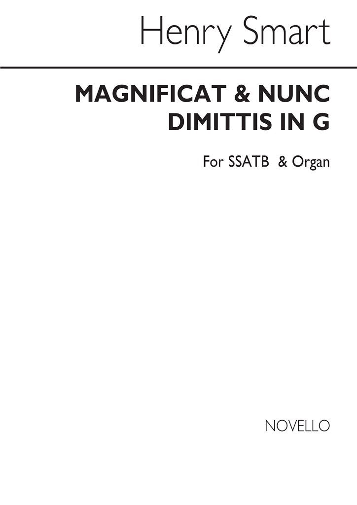 Magnificat and Nunc Dimittis In G