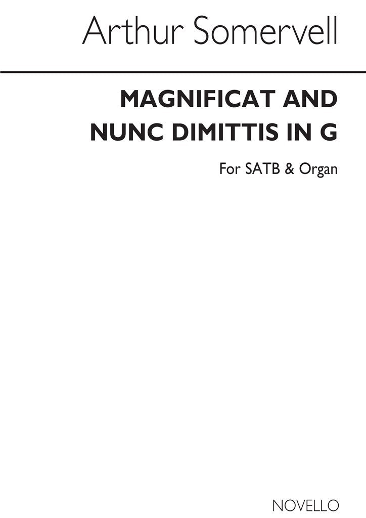 Magnificat and Nunc Dimittis In G