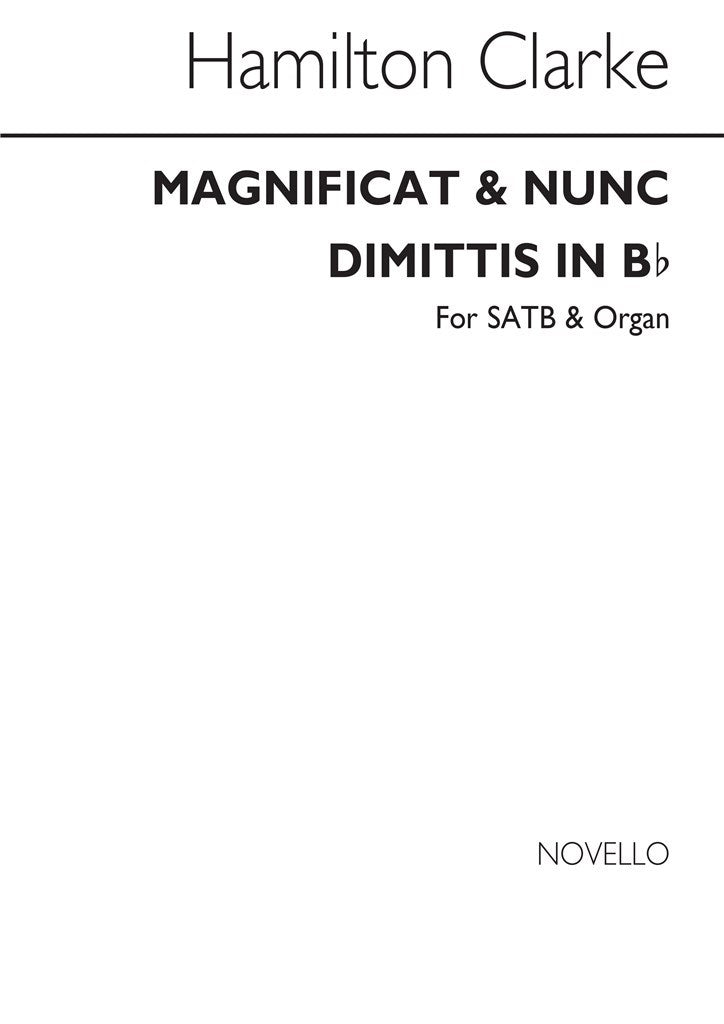 Magnificat and Nunc Dimittis In B Flat
