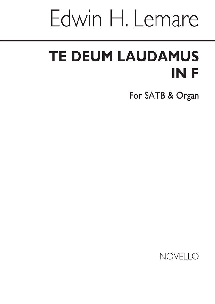 Te Deum Laudamus In F