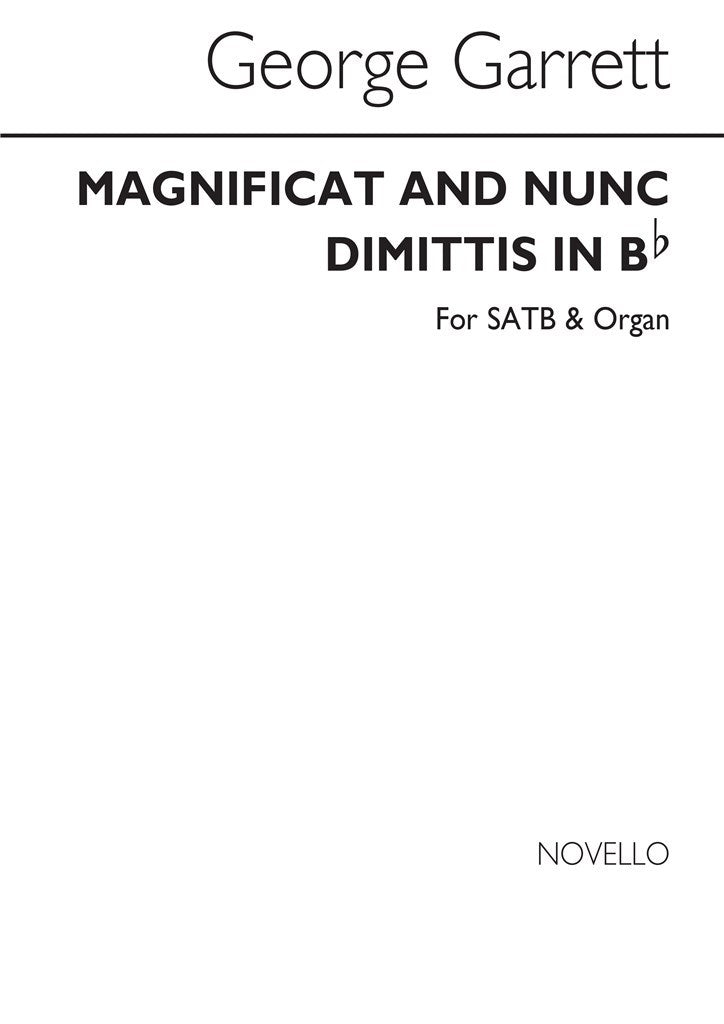 Magnificat and Nunc Dimittis In B Flat