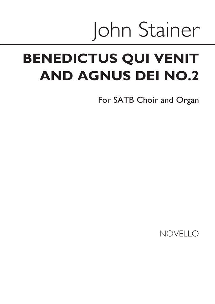 Benedictus Qui Venit And Agnus Dei (No.2) In A & D
