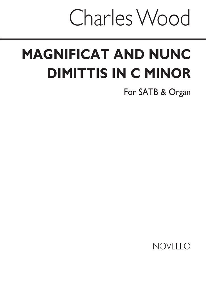 Magnificat and Nunc Dimittis In C Minor