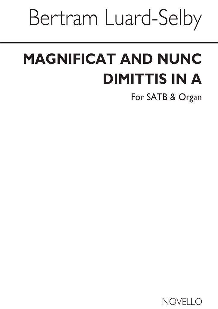 Magnificat and Nunc Dimittis In A