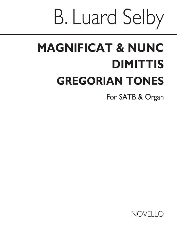 Magnificat and Nunc Dimittis Gregorian Tones