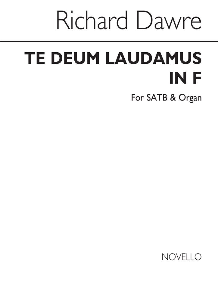 Te Deum Laudamus In F