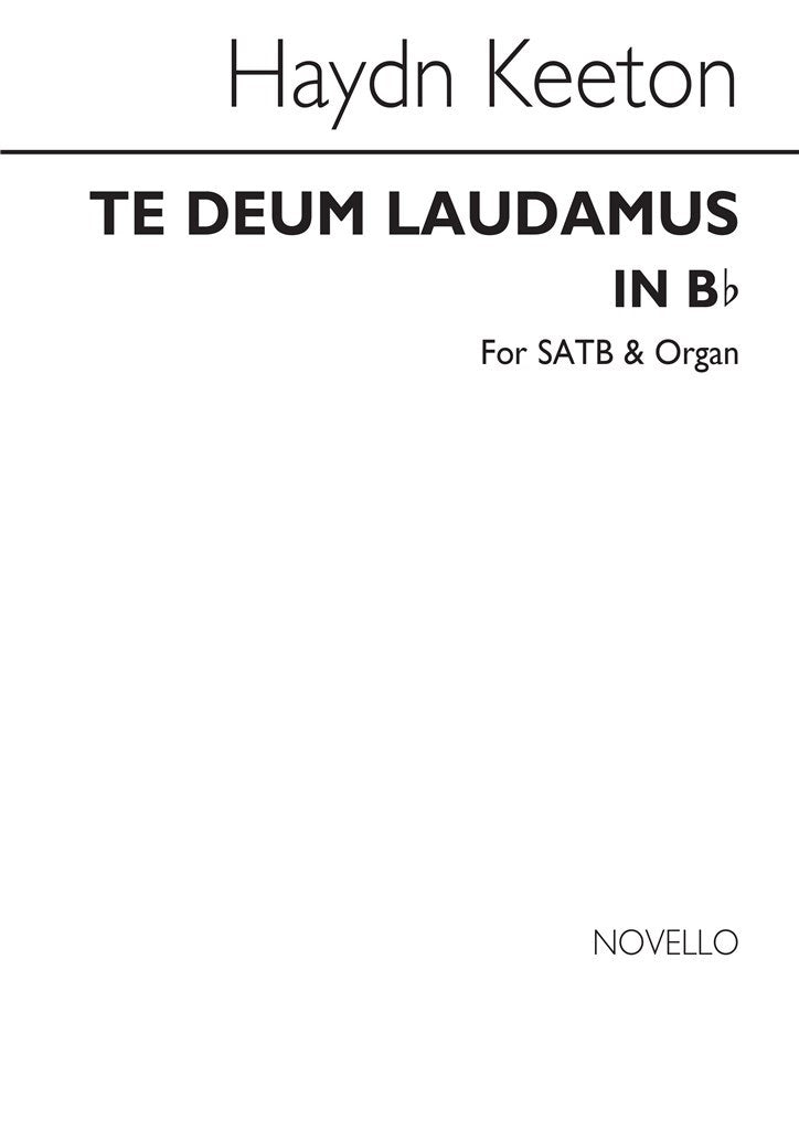 Te Deum Laudamus In B Flat