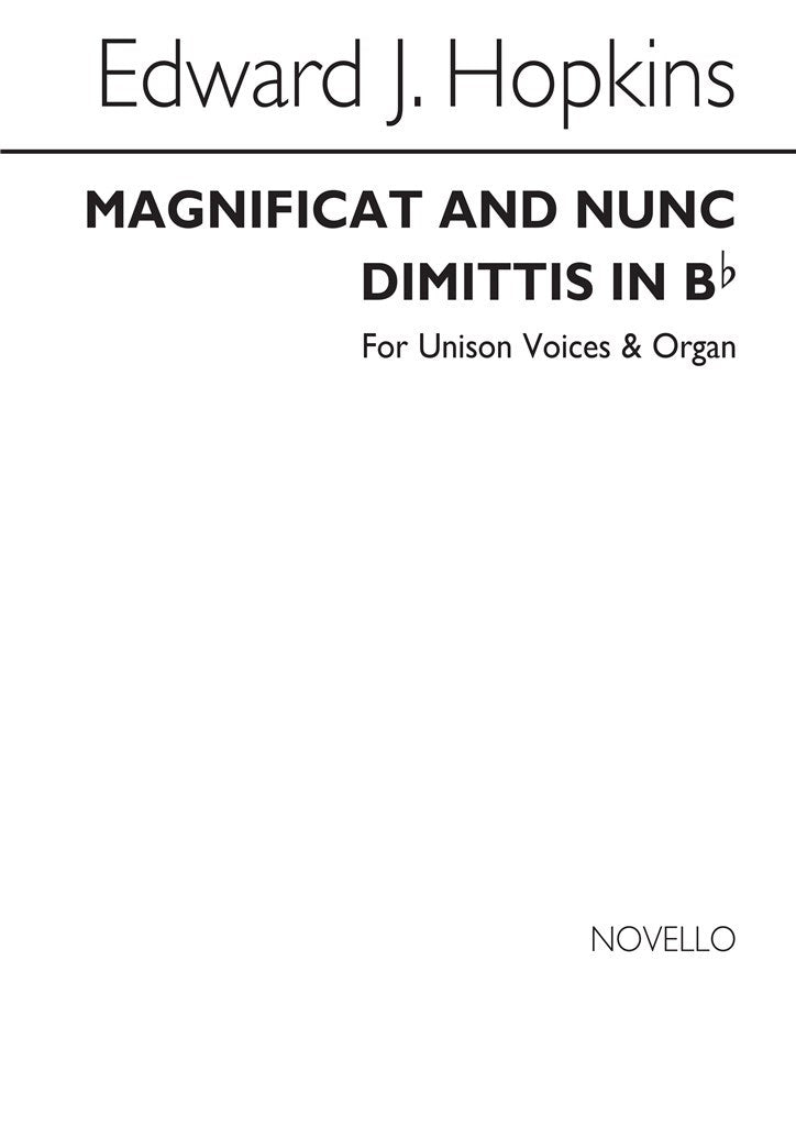 Magnificat and Nunc Dimittis In B Flat