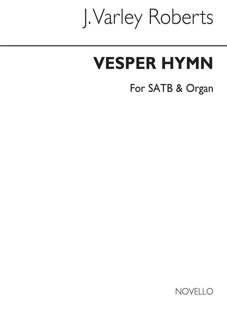 Vesper Hymn Satb/Organ