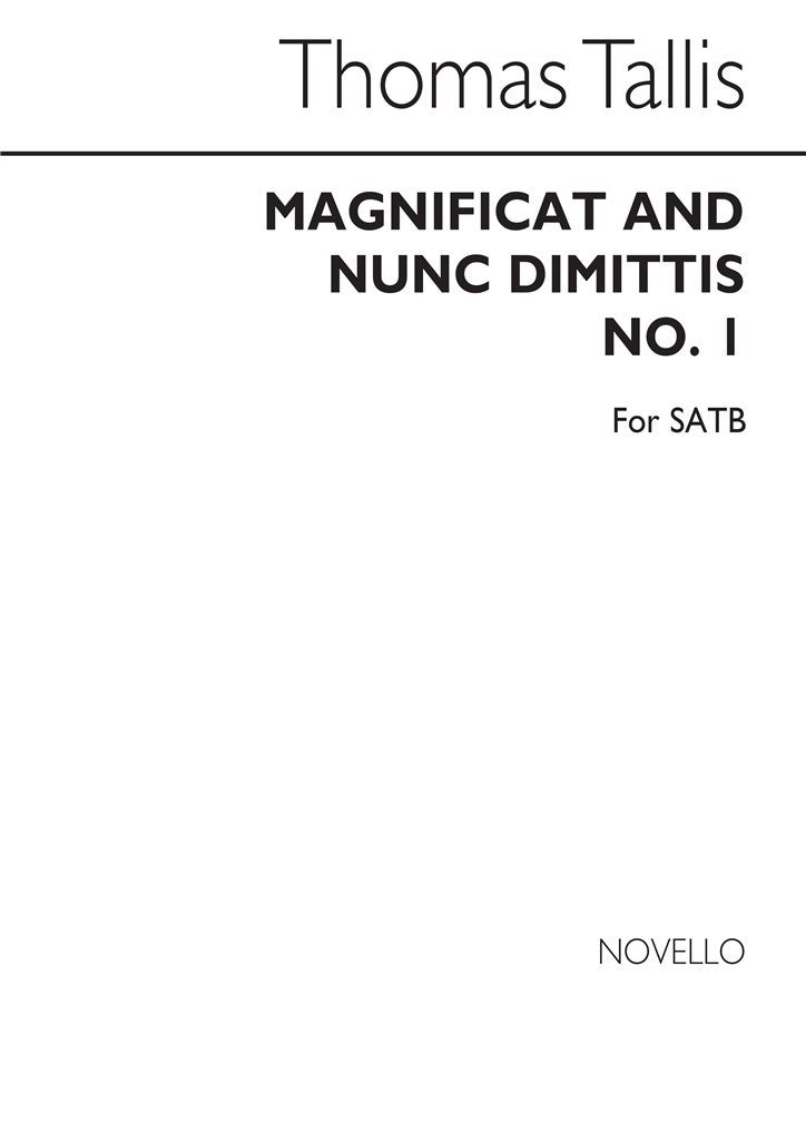 Magnificat and Nunc Dimittis No.1