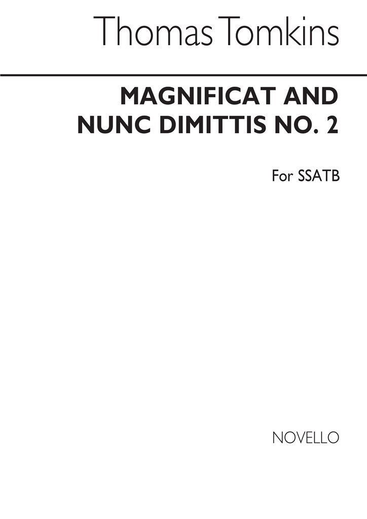 Magnificat and Nunc Dimittis No.2