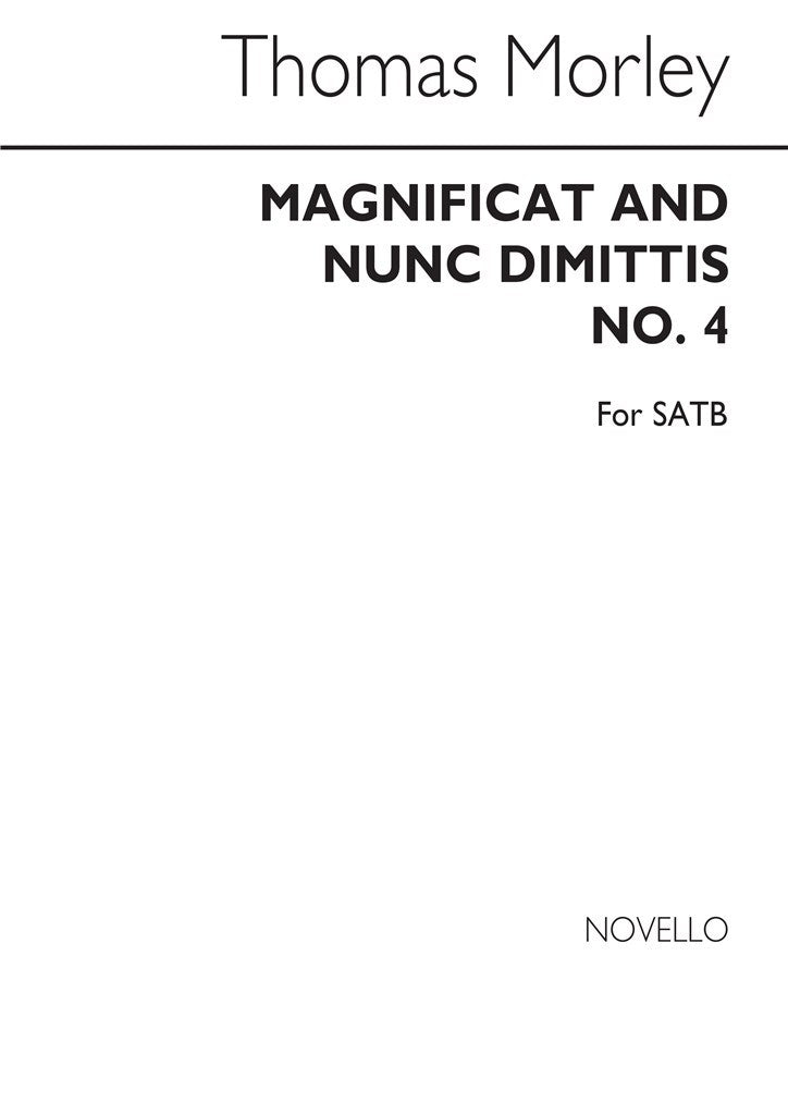 Magnificat and Nunc Dimittis No.4