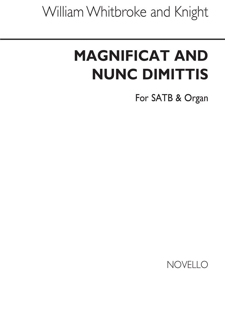 Magnificat and Nunc Dimittis Faux Bourdon