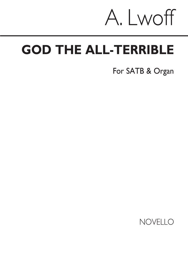 God The All-terrible (Hymn) Satb/Organ