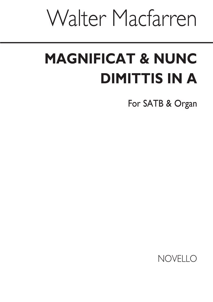 Magnificat and Nunc Dimittis In A