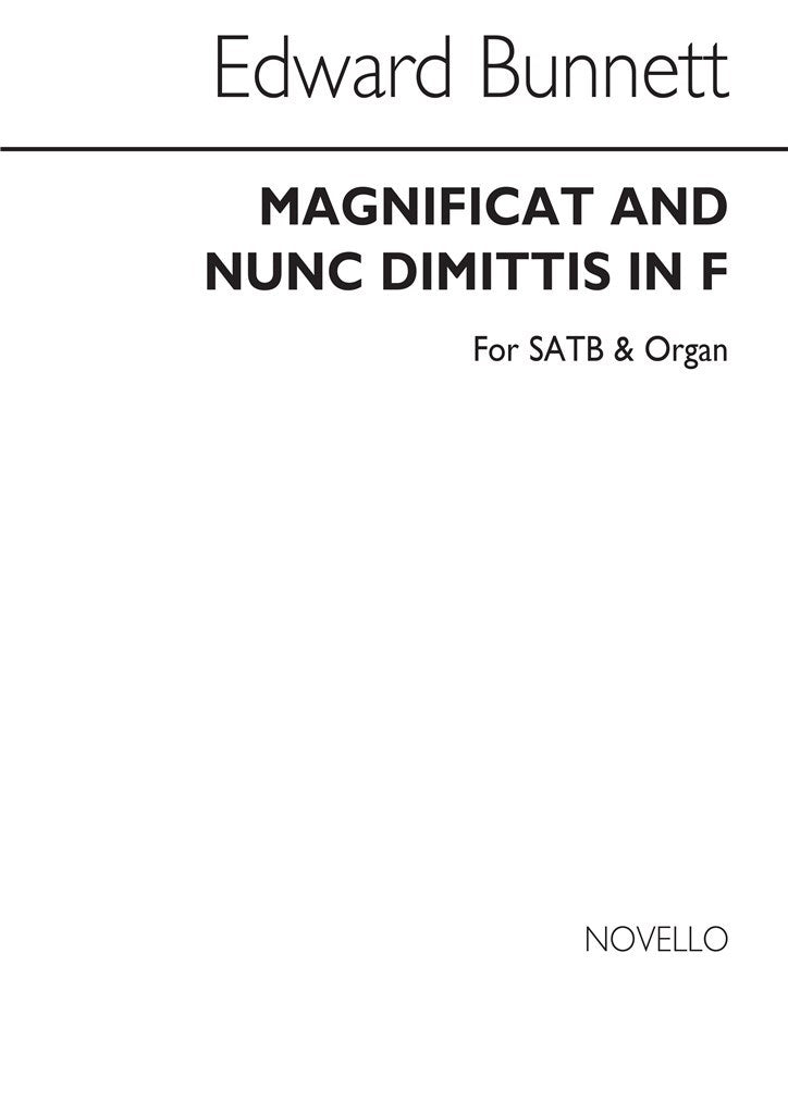 Magnificat And Nunc Dimittis In F