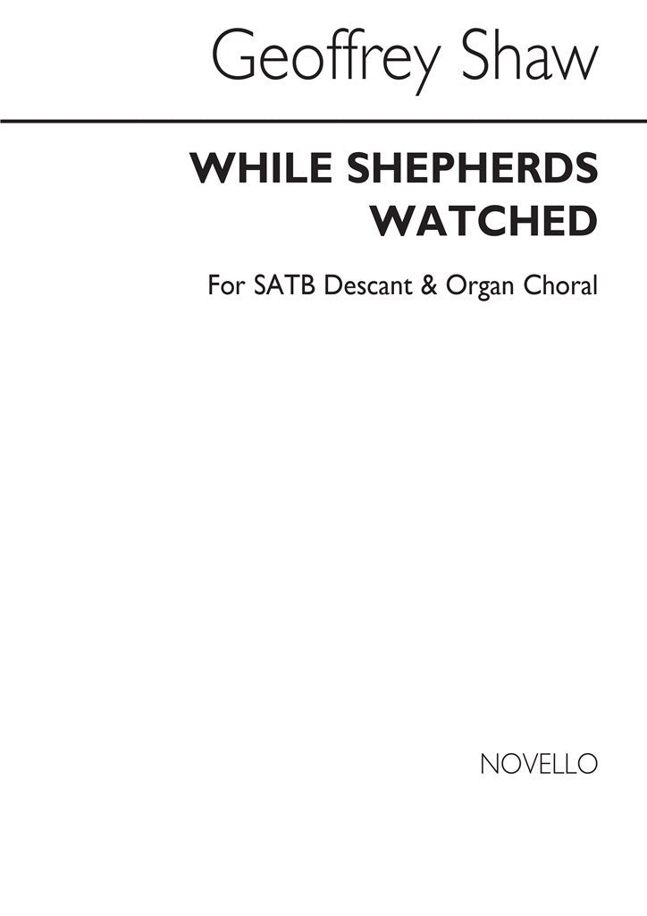 While Shepherds Watched