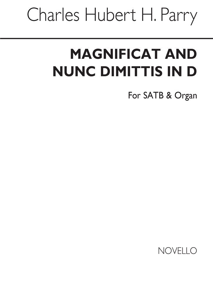 Magnificat and Nunc Dimittis In D