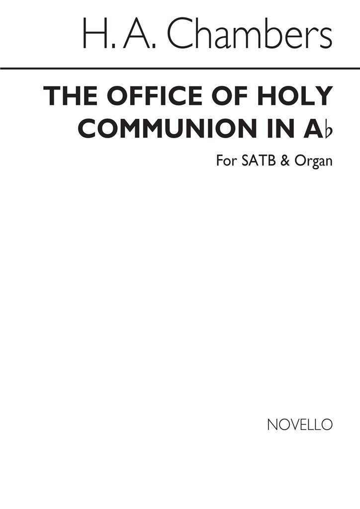 The Office of Holy Communion In A Flat