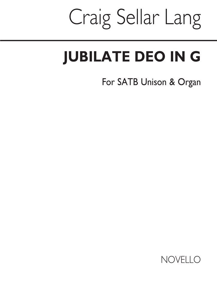 Jubilate Deo In G Op. 19