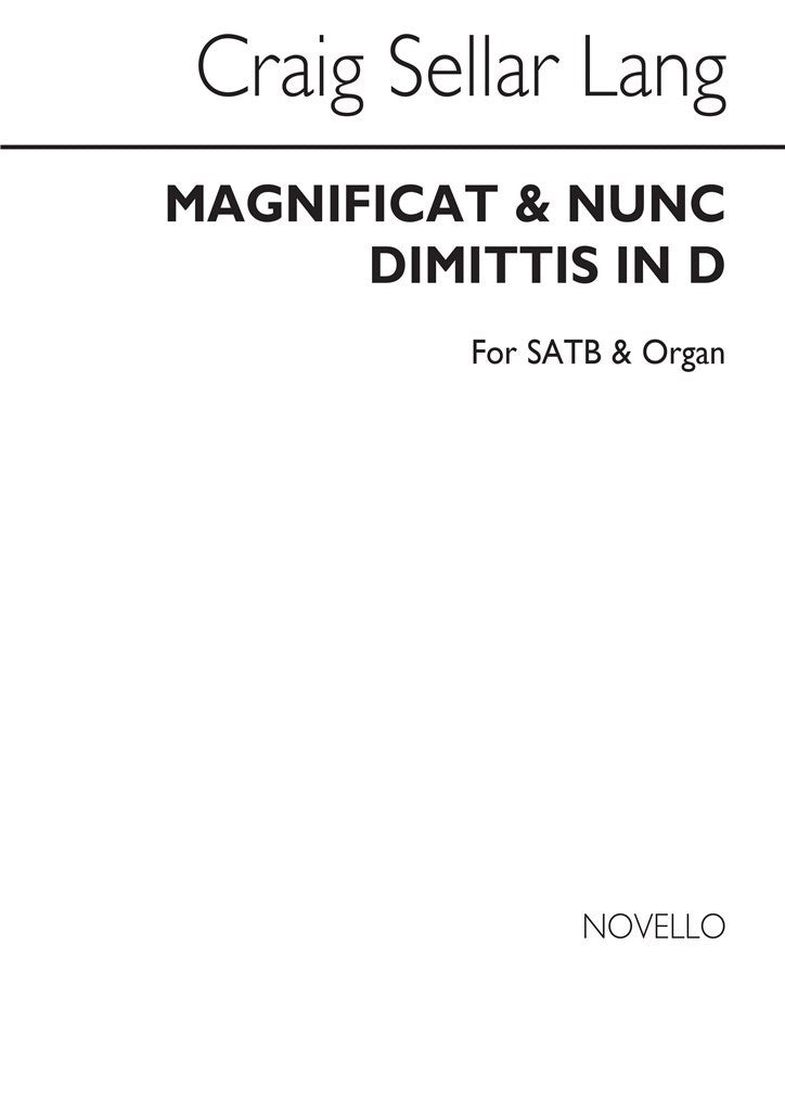 Magnificat And Nunc Dimittis In D