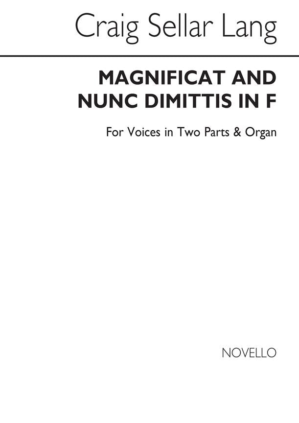 Magnificat & Nunc Dimittis in F