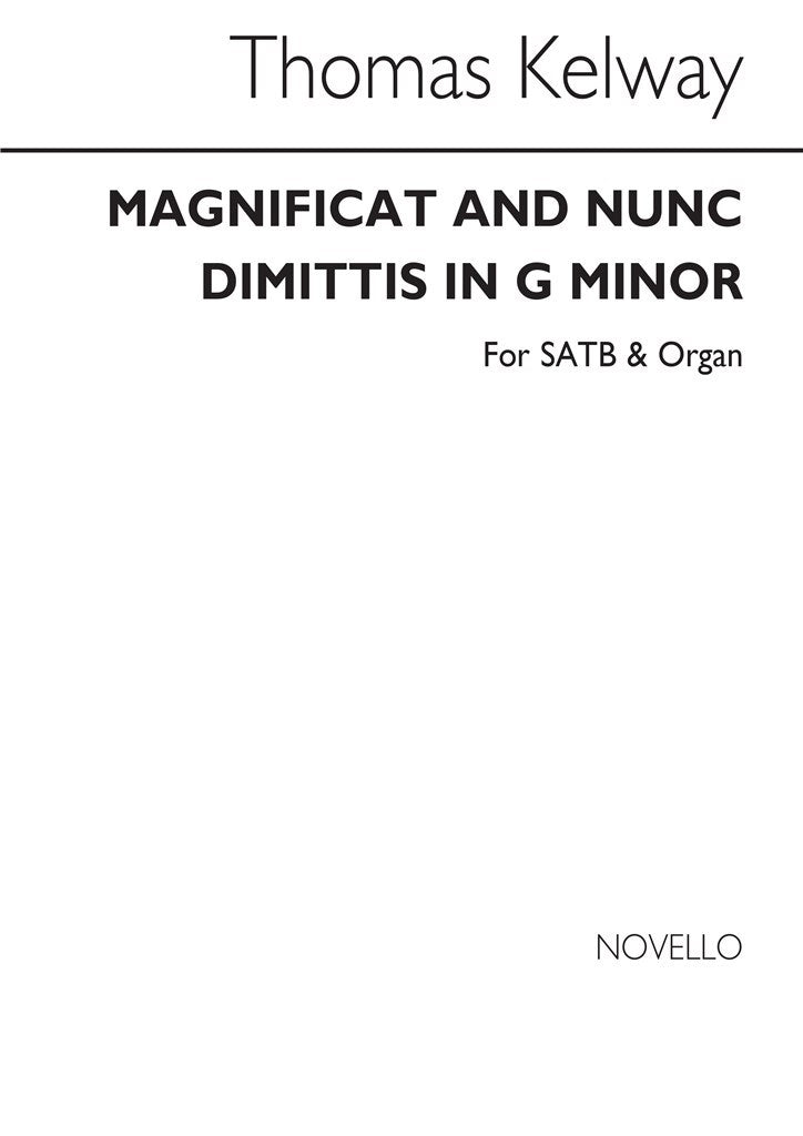 Magnificat and Nunc Dimittis In G Minor