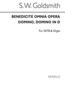Benedicite Omnia Opera Satb/Organ