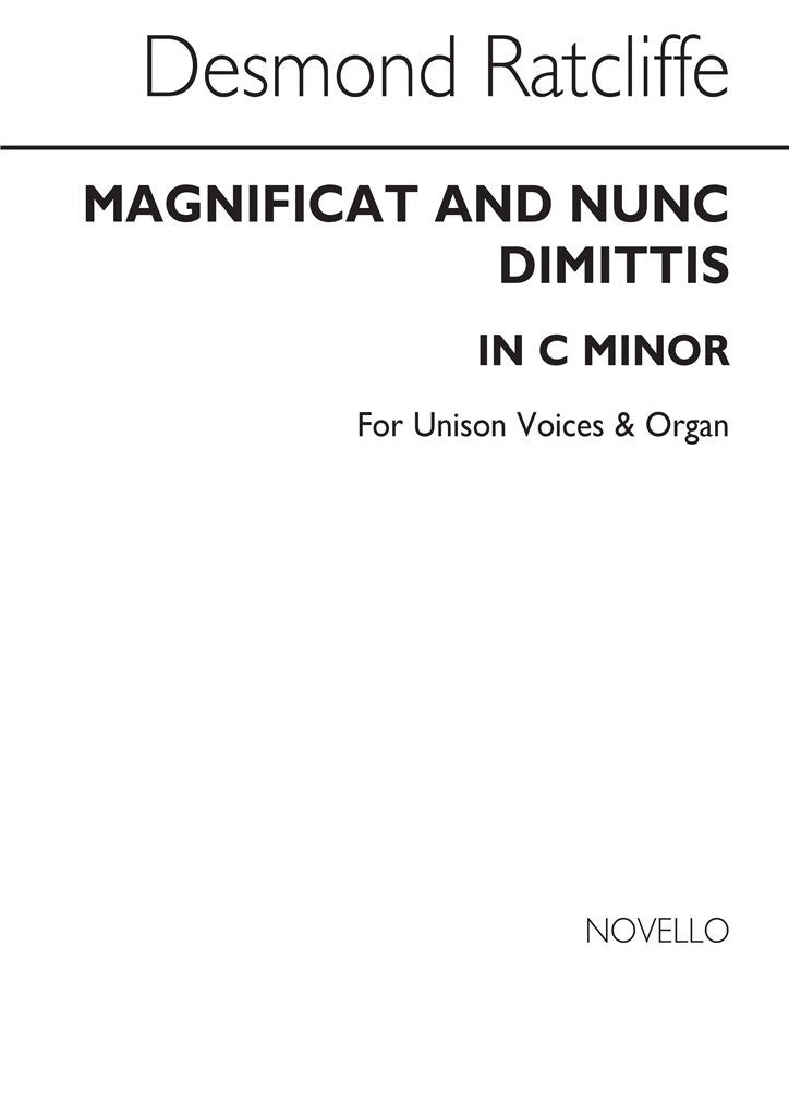 Magnificat and Nunc Dimittis In C Minor