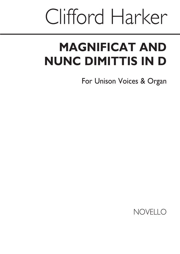 Magnificat and Nunc Dimittis In D