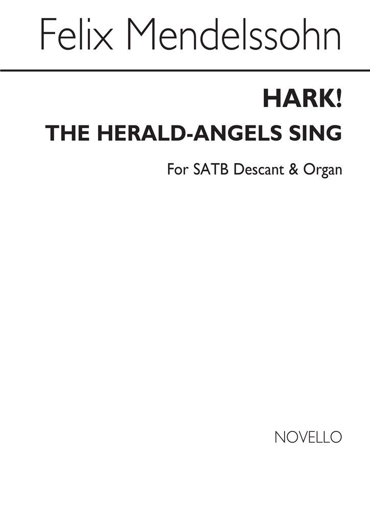 Hark! The Herald Angels Sing (SATB and Organ)