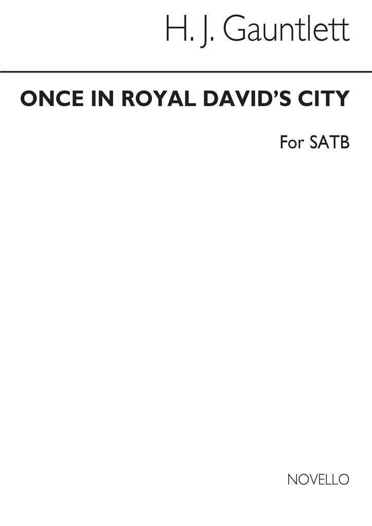 Once in Royal David's City