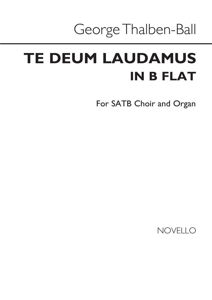 Te Deum Laudamus In B Flat