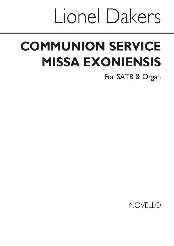 Communion Service Missa Exoniensis