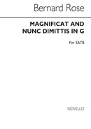 Magnificat & Nunc Dimittis In G for SATB Chorus