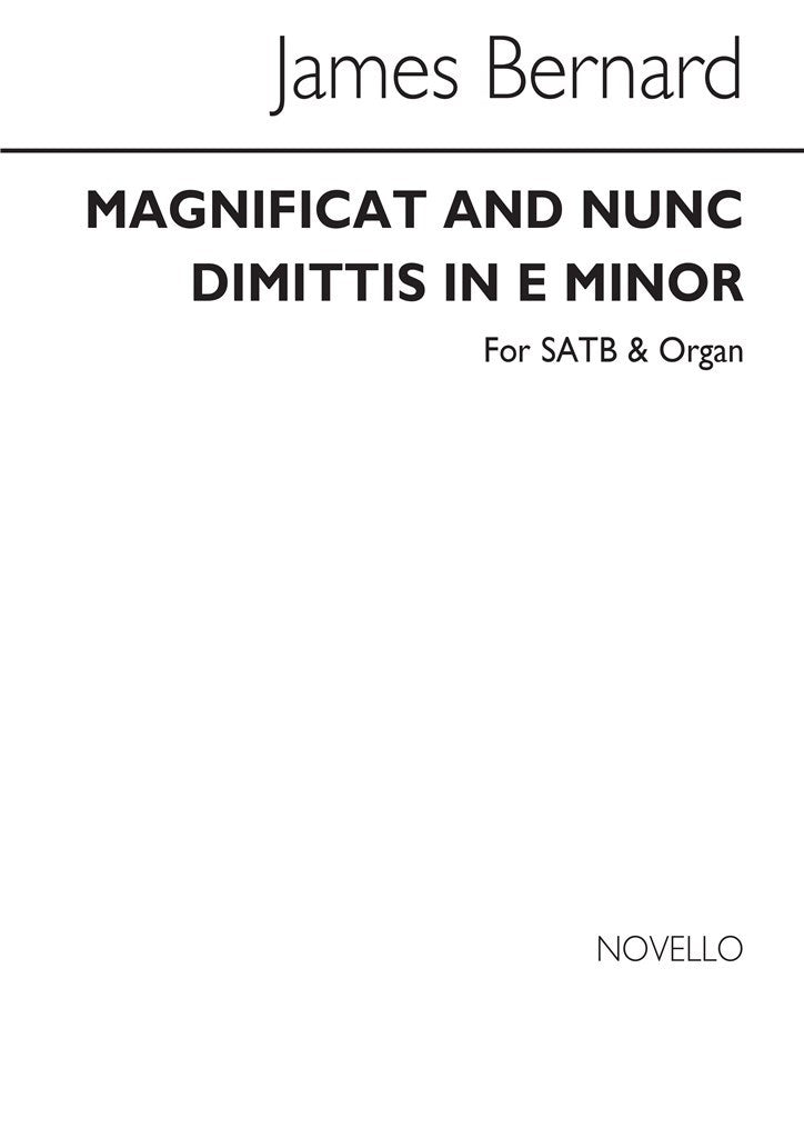 Magnificat And Nunc Dimittis