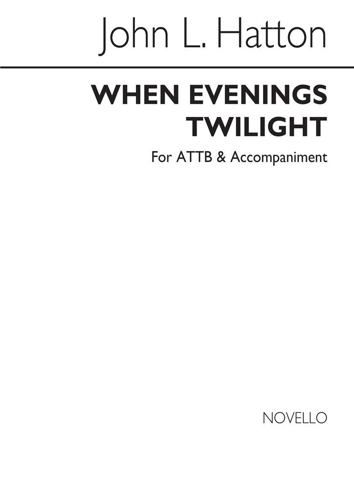 When Ev'nings Twilight