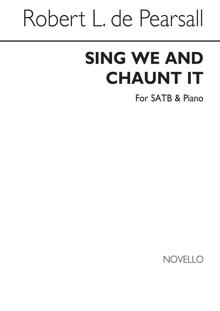 Sing We and Chaunt It