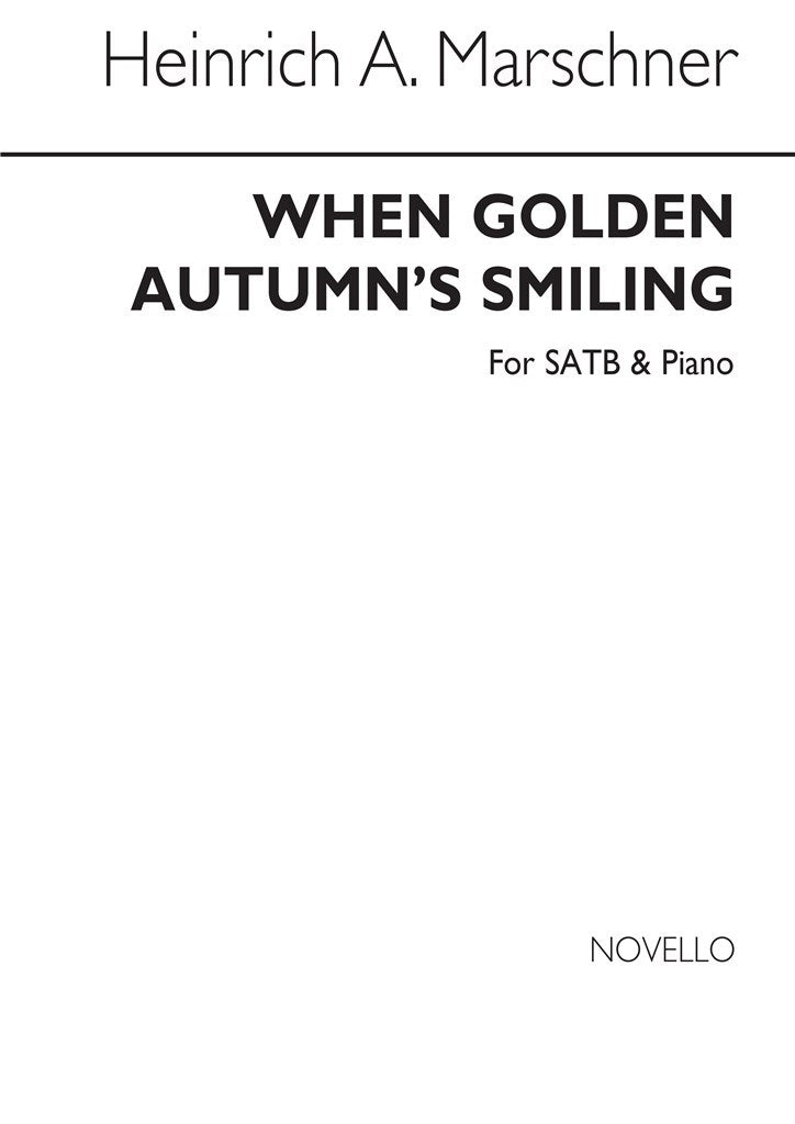 When Golden Autumn's Smiling Satb