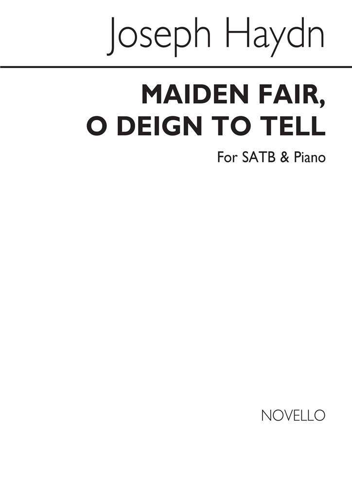 Maiden Fair O Deign To Tell