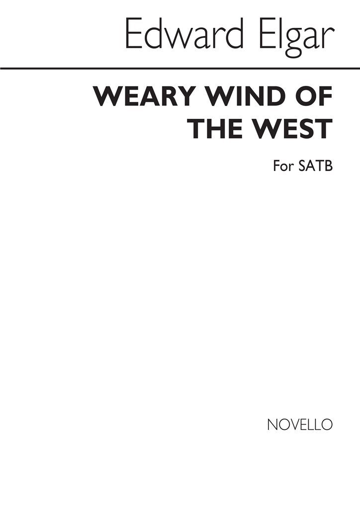Weary Wind of The West (SATB)