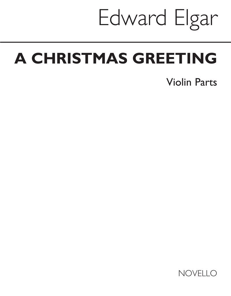 Christmas Greeting Violin Parts