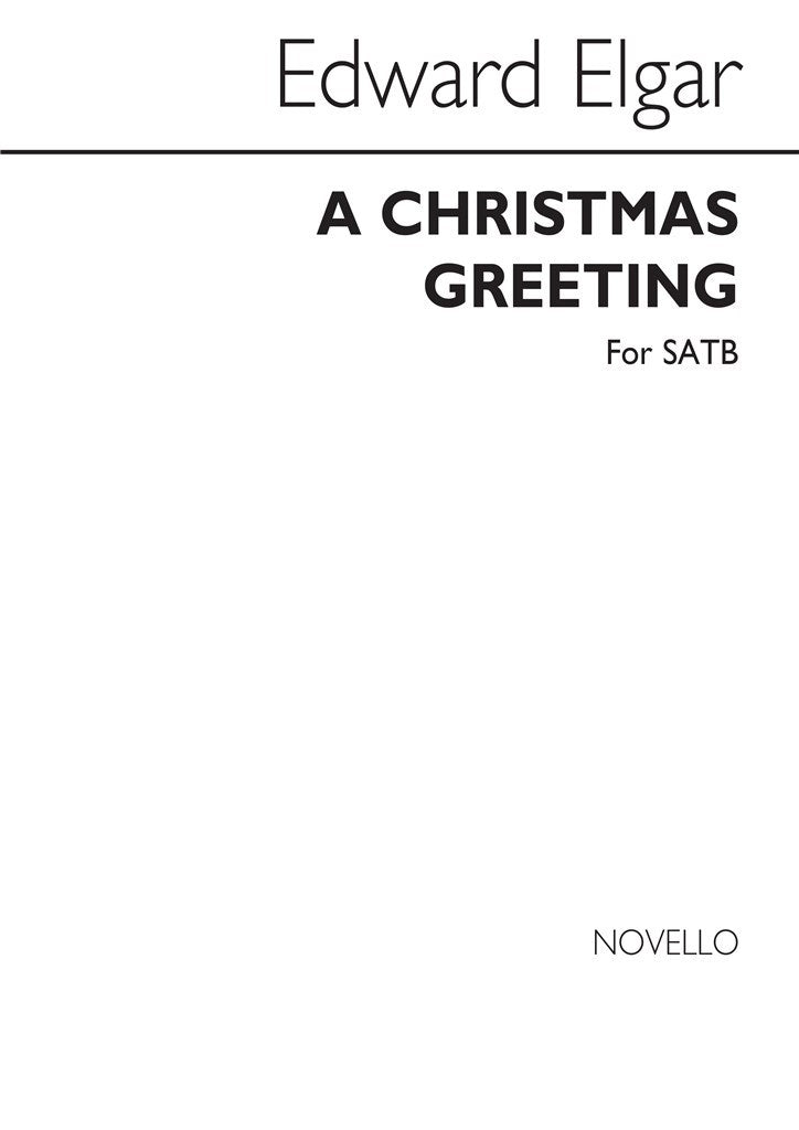 Christmas Greeting (SATB)
