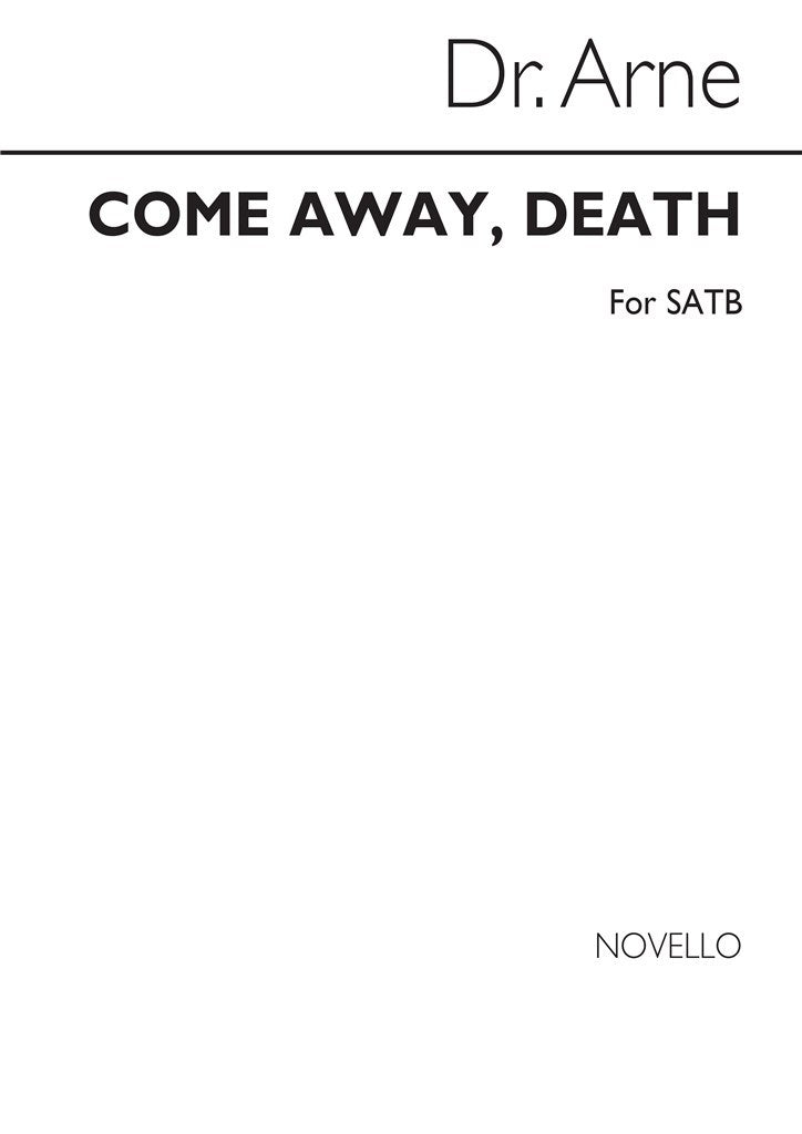 Come Away Death Satb