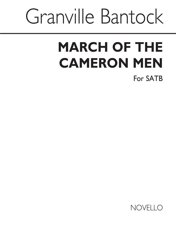 March Of The Cameron Men for SATB Chorus