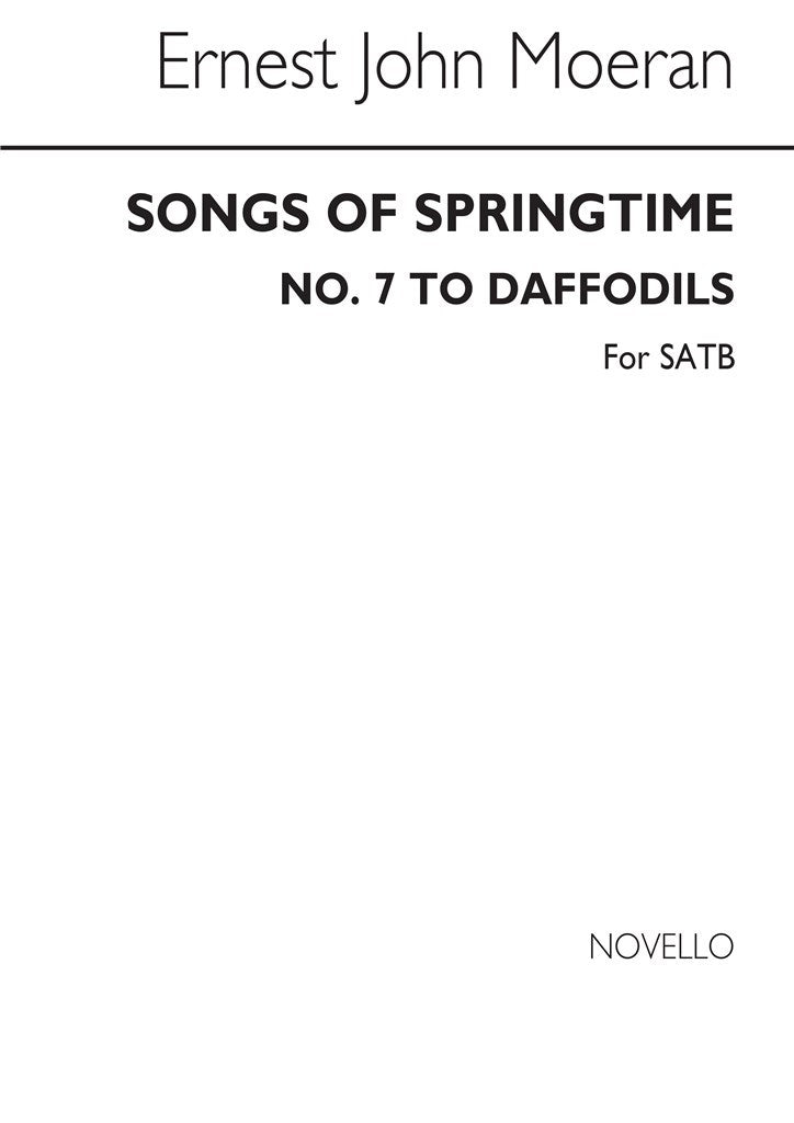 Songs of Springtime No.7 To Daffodils