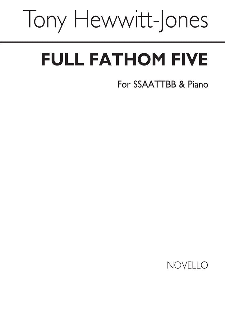 Full Fathom Five Ssaattbb/Piano